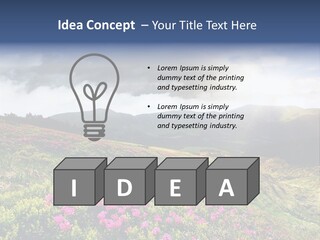 Weather Summer Heaven PowerPoint Template