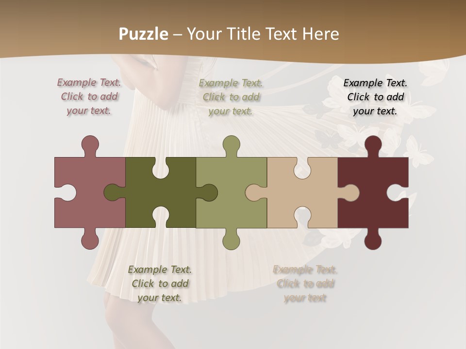 Young Butterfly  PowerPoint Template