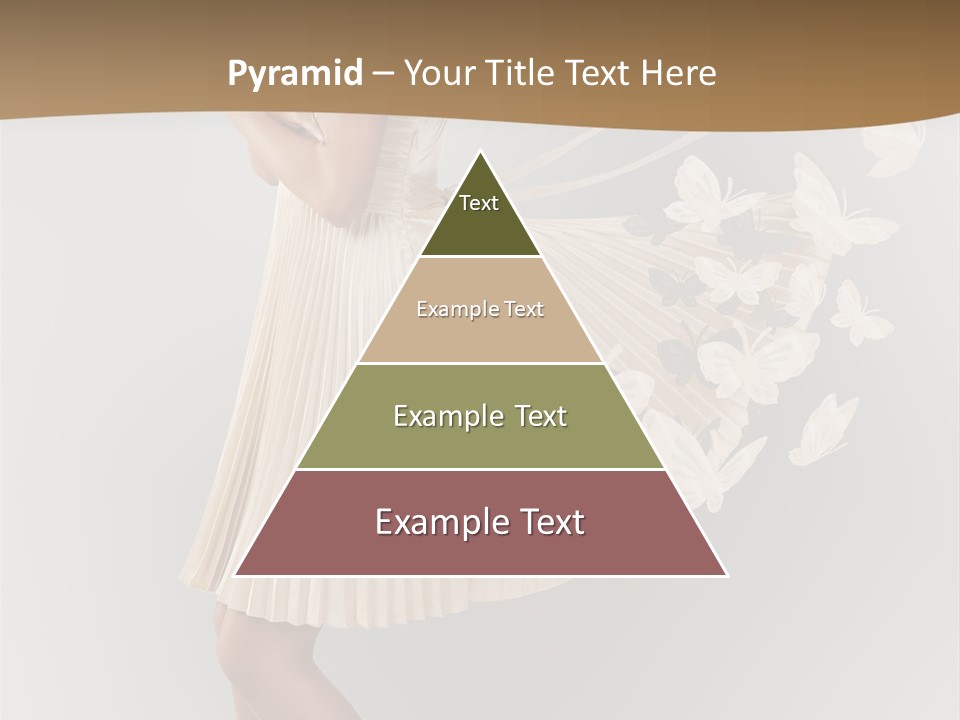 Young Butterfly  PowerPoint Template