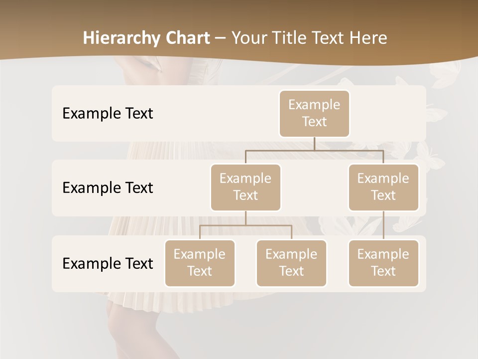 Young Butterfly  PowerPoint Template