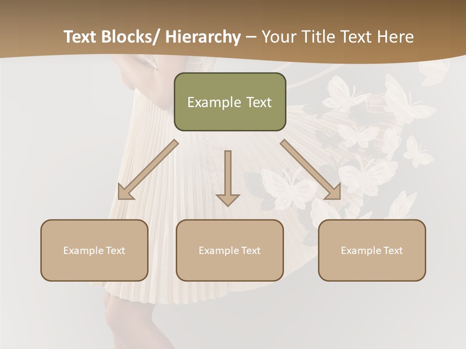 Young Butterfly  PowerPoint Template