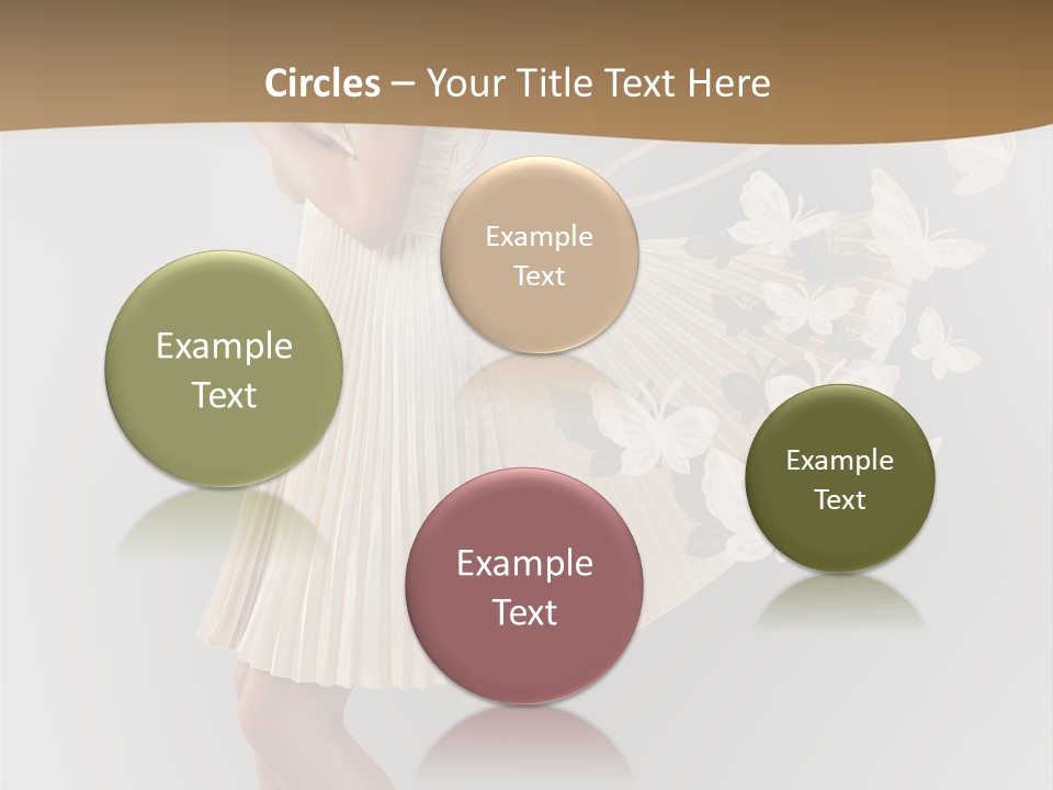 Young Butterfly  PowerPoint Template