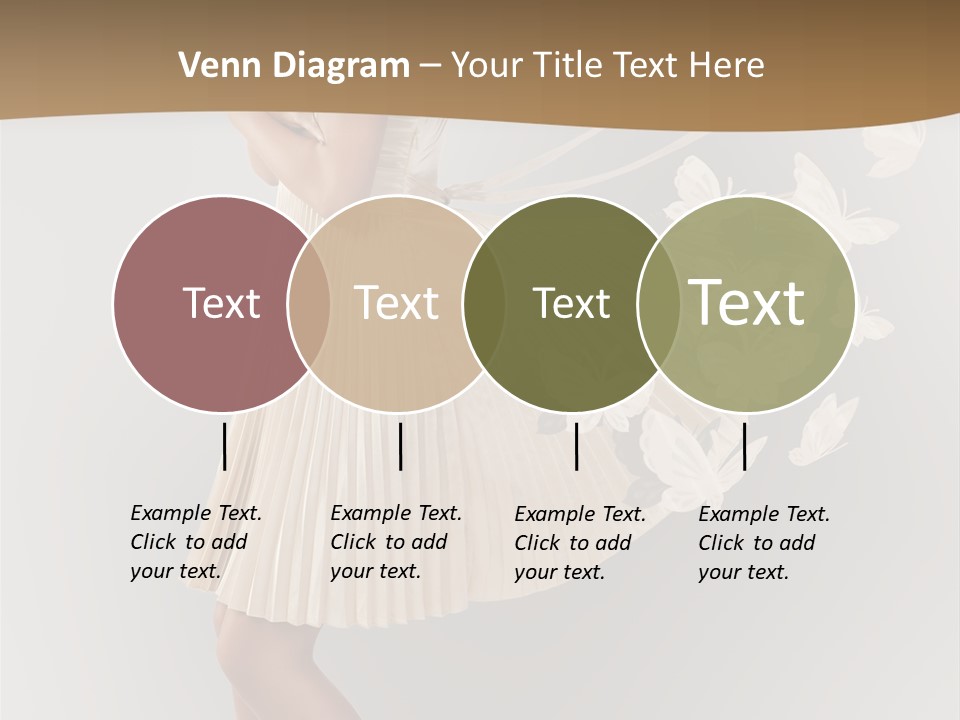 Young Butterfly  PowerPoint Template