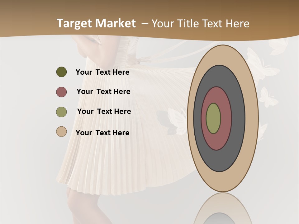 Young Butterfly  PowerPoint Template