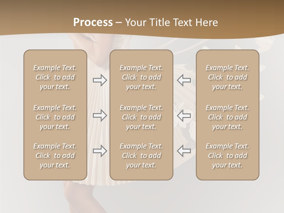 Young Butterfly  PowerPoint Template