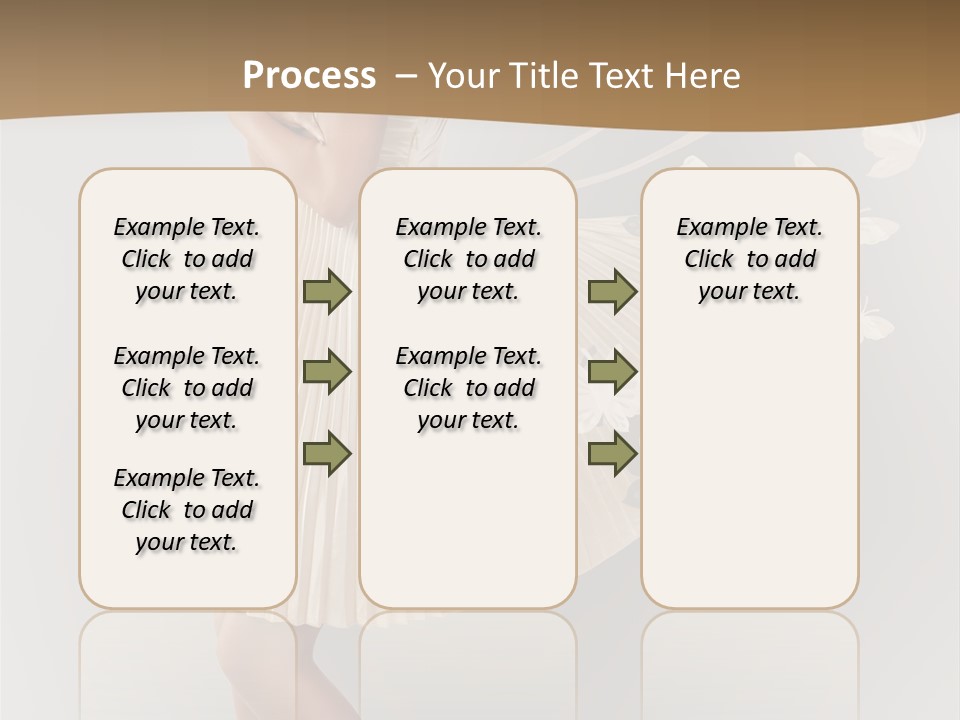 Young Butterfly  PowerPoint Template