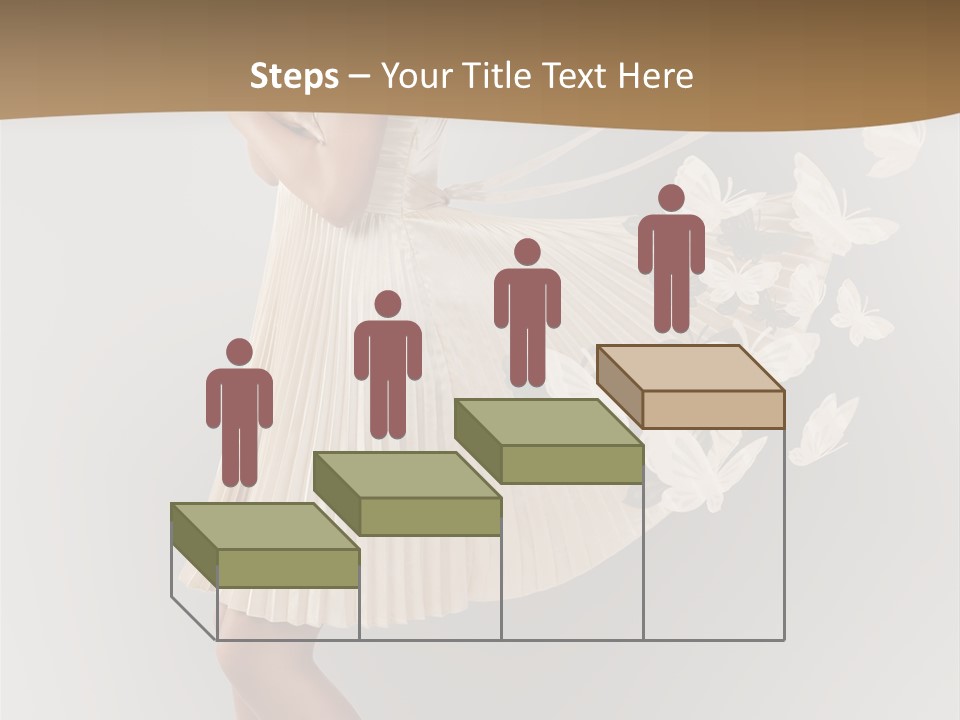 Young Butterfly  PowerPoint Template