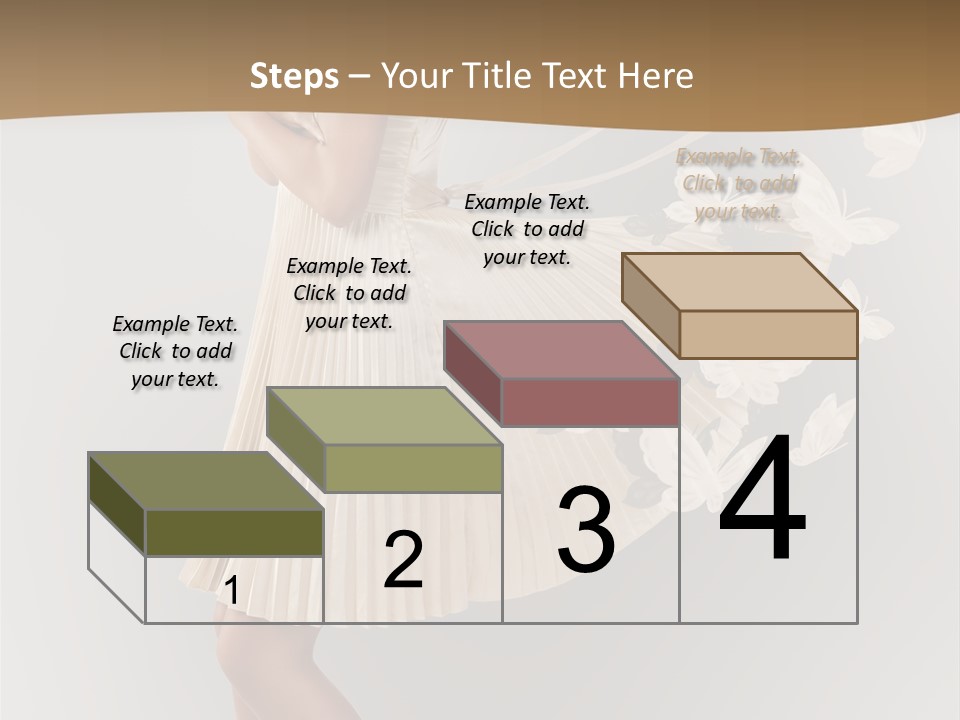 Young Butterfly  PowerPoint Template