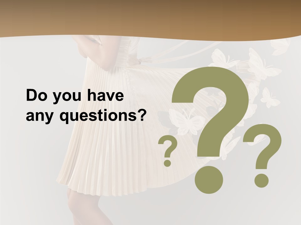 Young Butterfly  PowerPoint Template