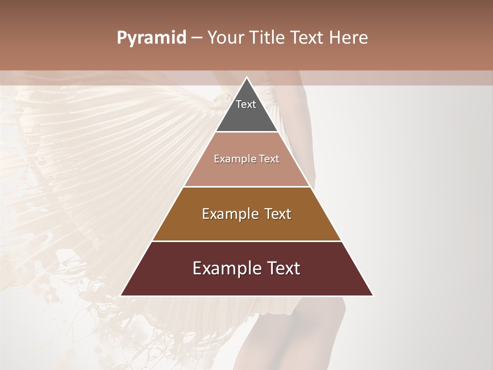 Dancing Beauty Isolated PowerPoint Template