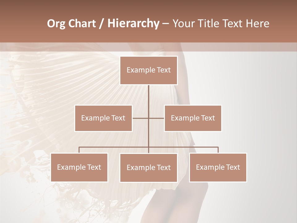 Dancing Beauty Isolated PowerPoint Template