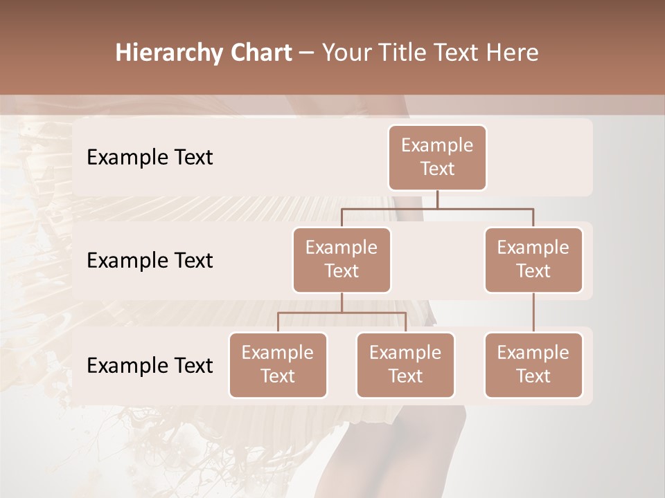 Dancing Beauty Isolated PowerPoint Template