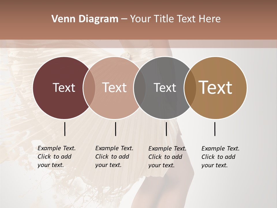 Dancing Beauty Isolated PowerPoint Template