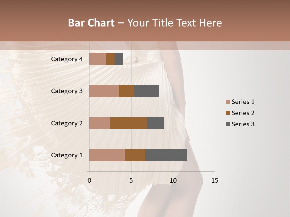 Dancing Beauty Isolated PowerPoint Template