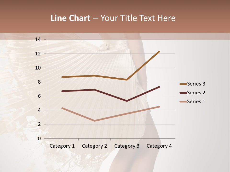 Dancing Beauty Isolated PowerPoint Template