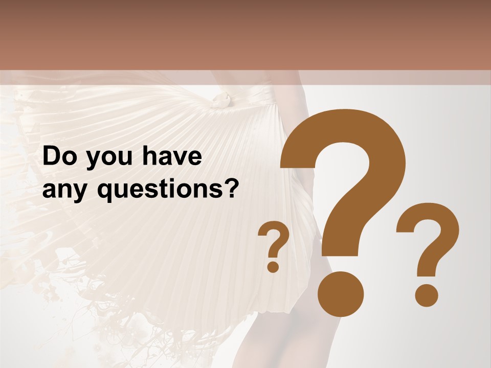 Dancing Beauty Isolated PowerPoint Template