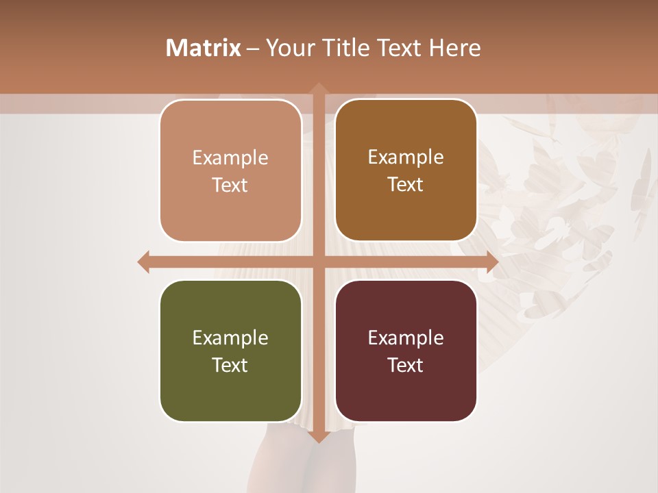 Make Up Looking Lady PowerPoint Template