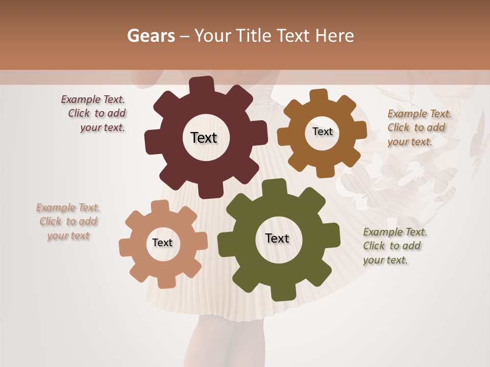 Make Up Looking Lady PowerPoint Template