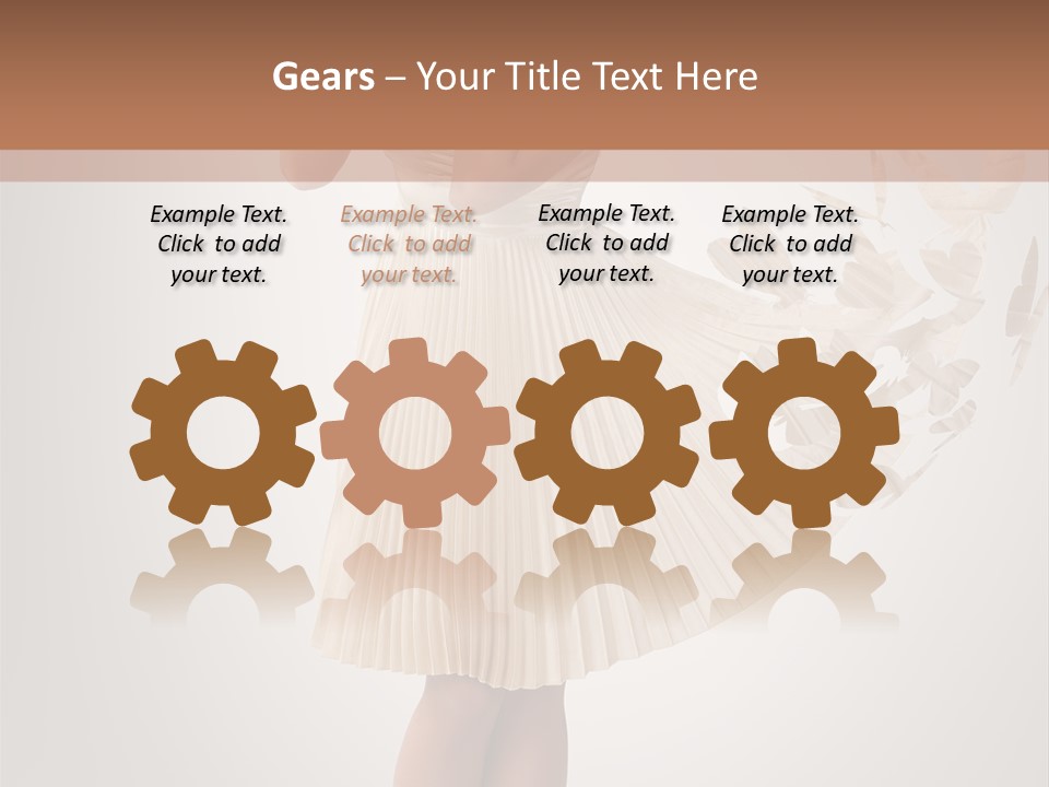 Make Up Looking Lady PowerPoint Template