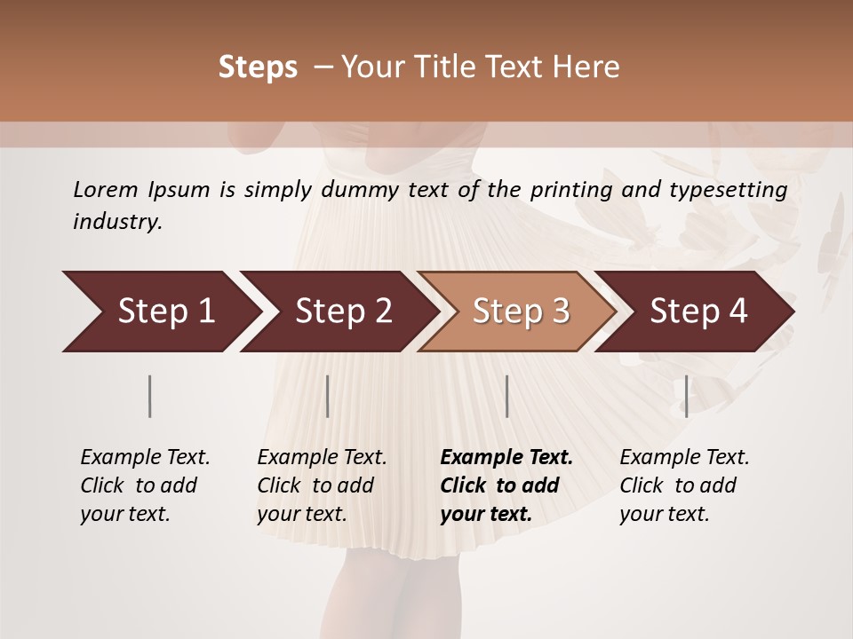 Make Up Looking Lady PowerPoint Template