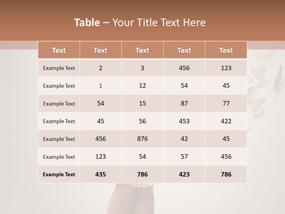 Make Up Looking Lady PowerPoint Template