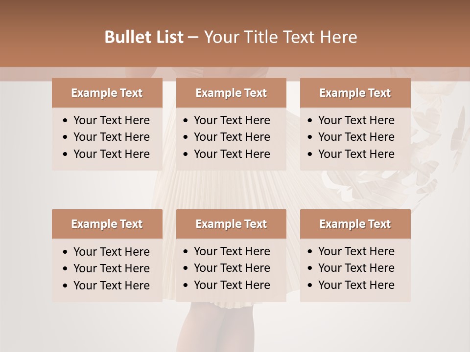 Make Up Looking Lady PowerPoint Template