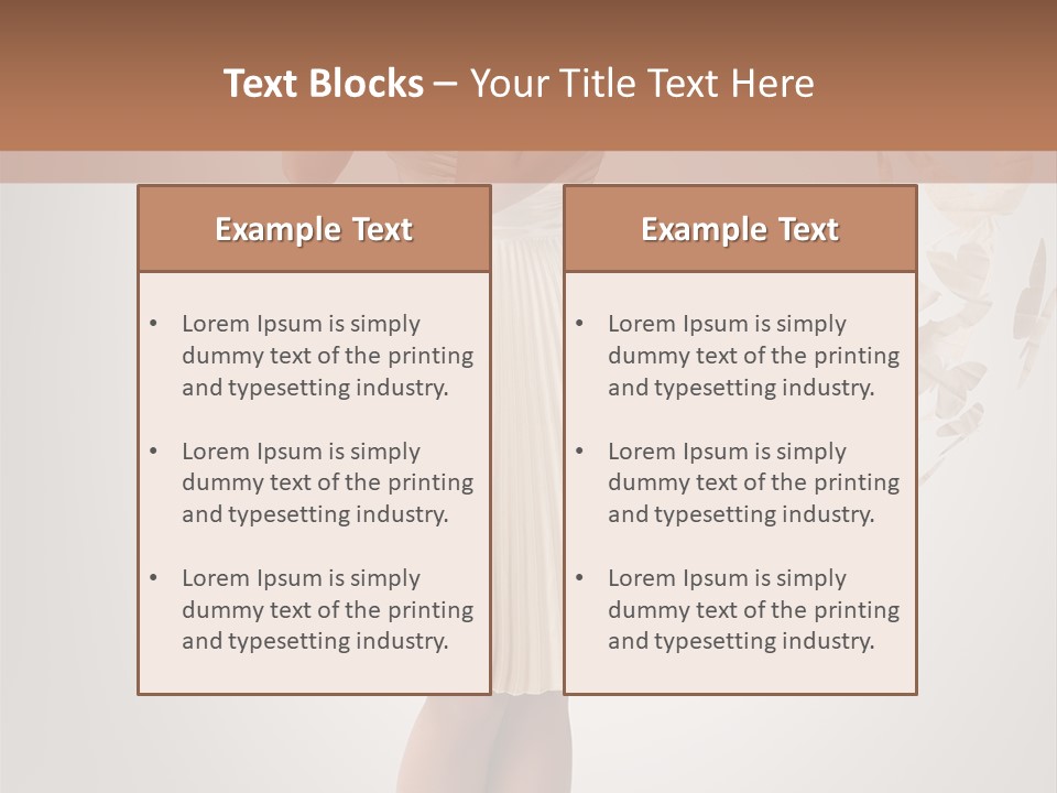 Make Up Looking Lady PowerPoint Template