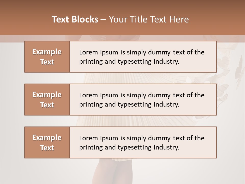 Make Up Looking Lady PowerPoint Template