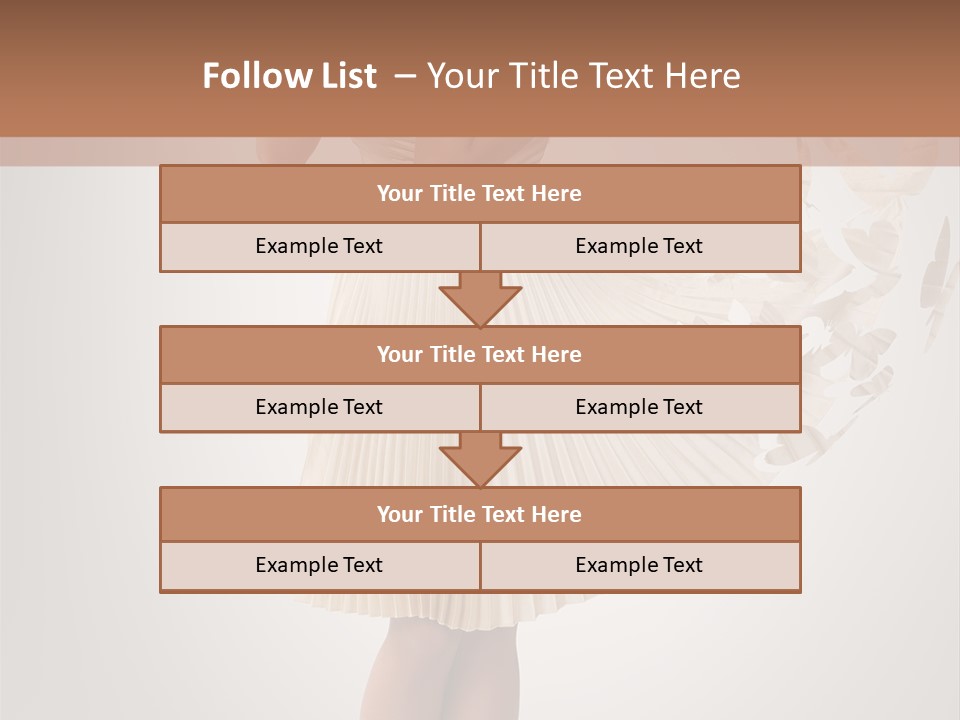 Make Up Looking Lady PowerPoint Template