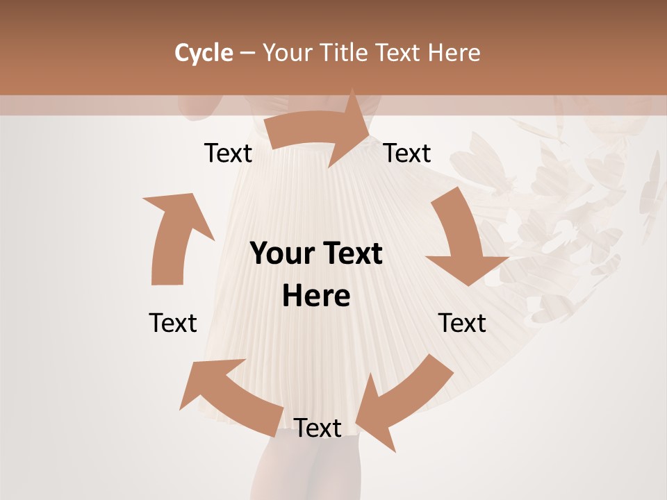 Make Up Looking Lady PowerPoint Template