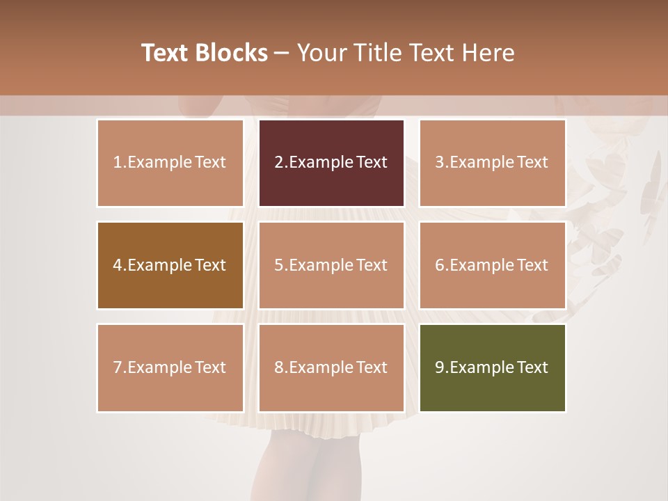 Make Up Looking Lady PowerPoint Template