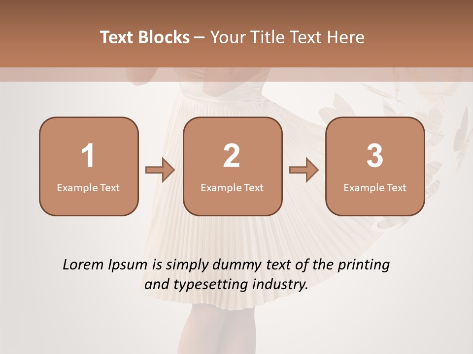 Make Up Looking Lady PowerPoint Template