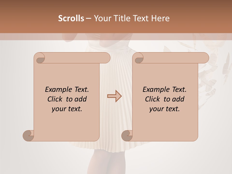 Make Up Looking Lady PowerPoint Template
