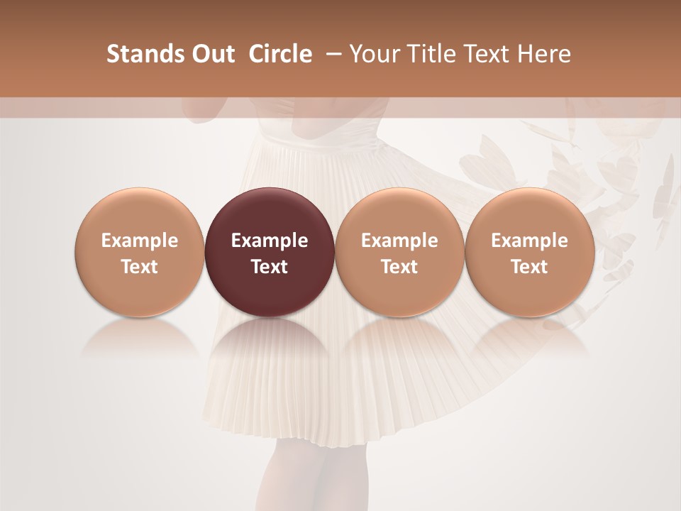 Make Up Looking Lady PowerPoint Template