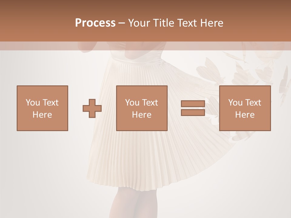 Make Up Looking Lady PowerPoint Template