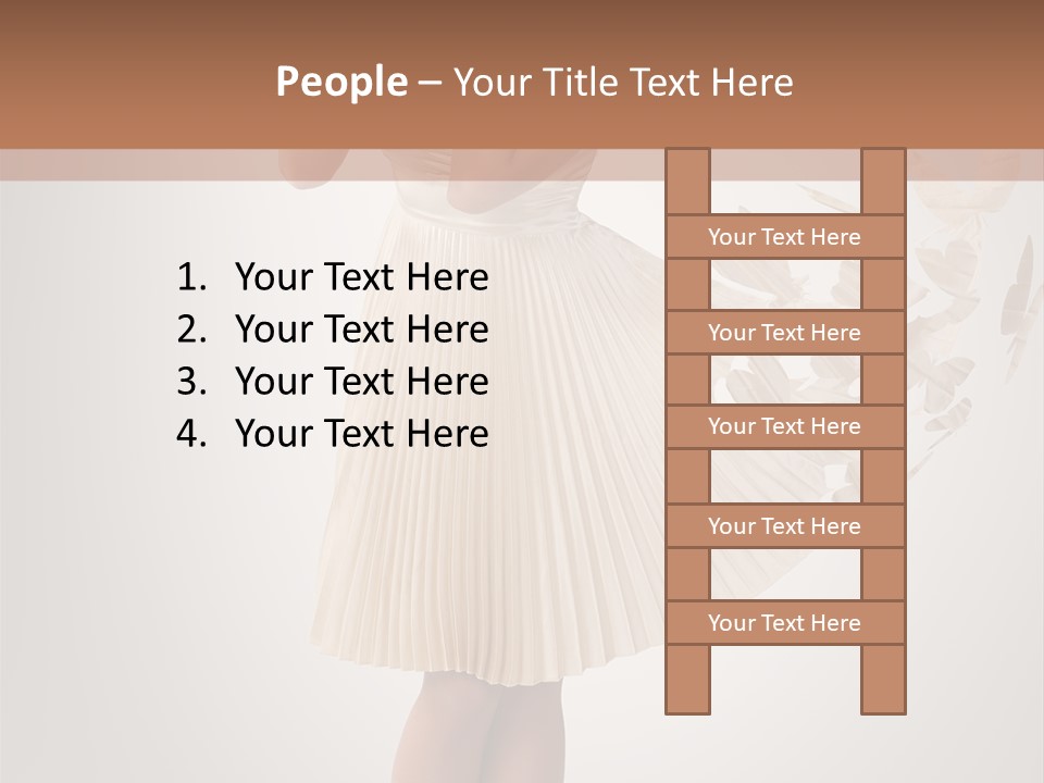 Make Up Looking Lady PowerPoint Template