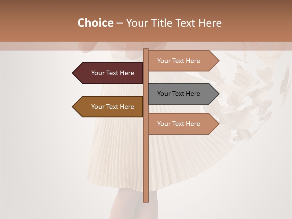 Make Up Looking Lady PowerPoint Template