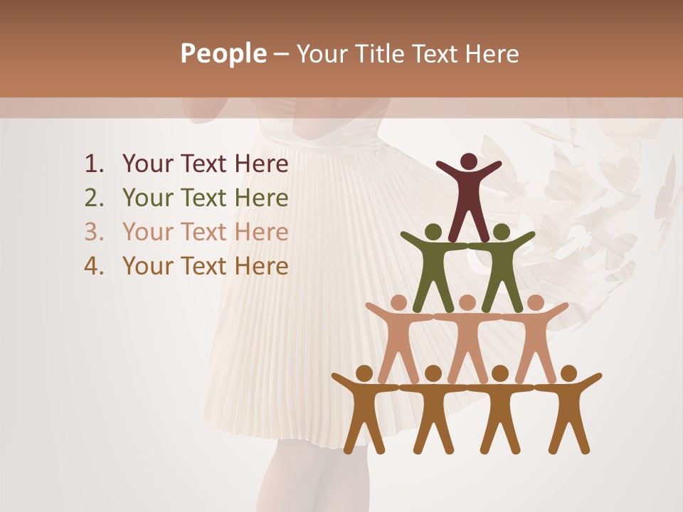 Make Up Looking Lady PowerPoint Template