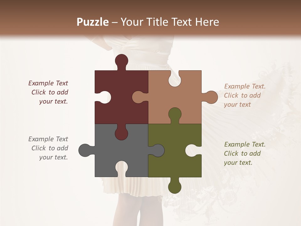 Attractive White Black PowerPoint Template