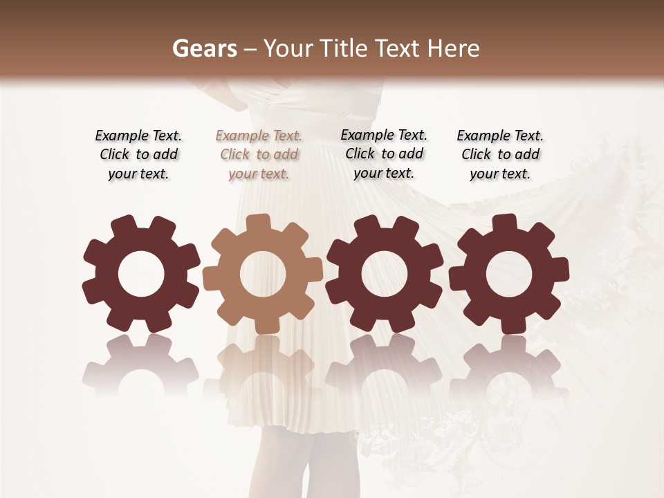 Attractive White Black PowerPoint Template