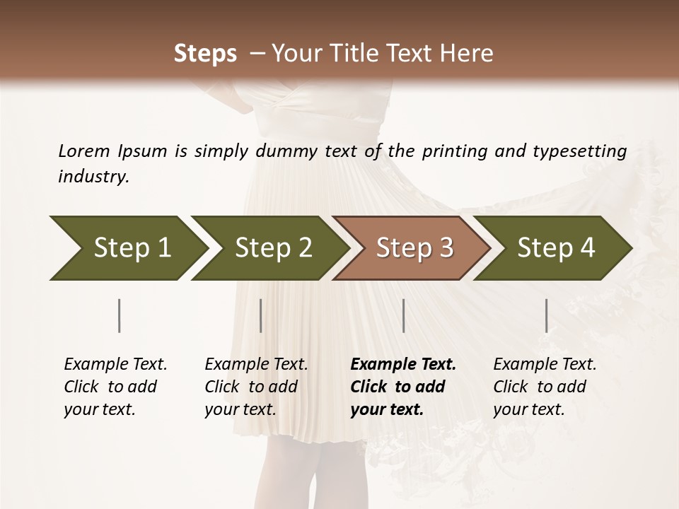 Attractive White Black PowerPoint Template