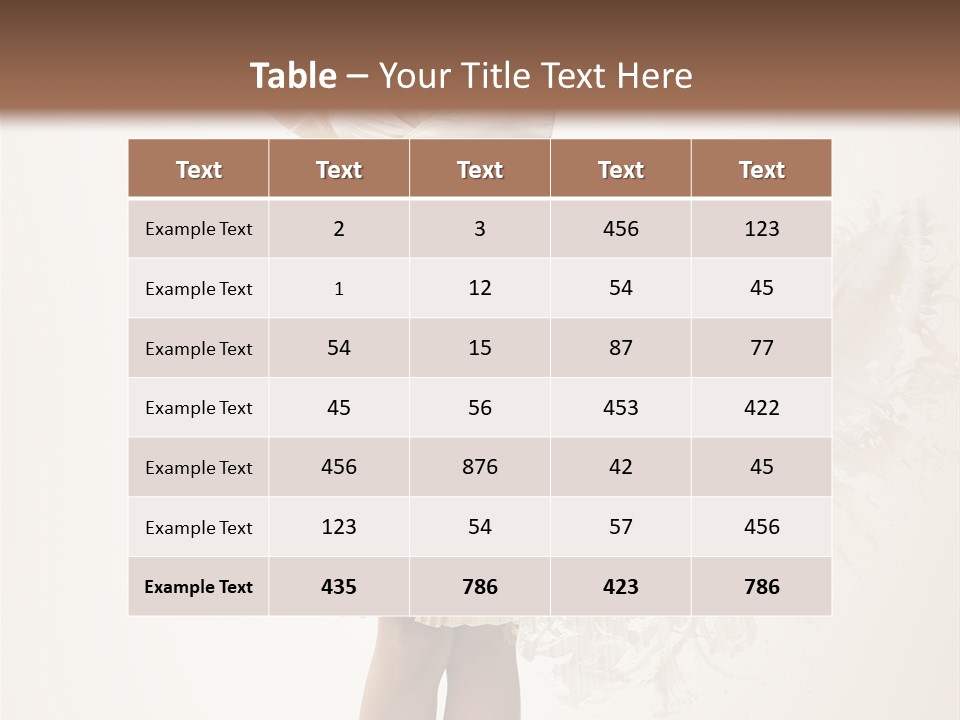 Attractive White Black PowerPoint Template