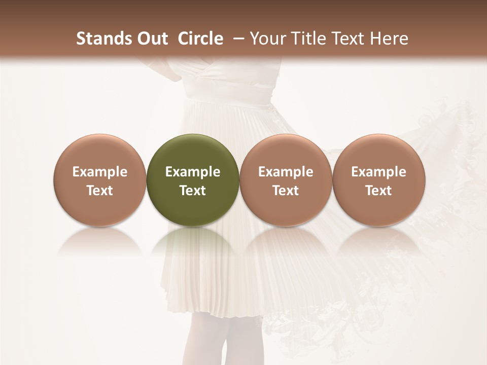 Attractive White Black PowerPoint Template