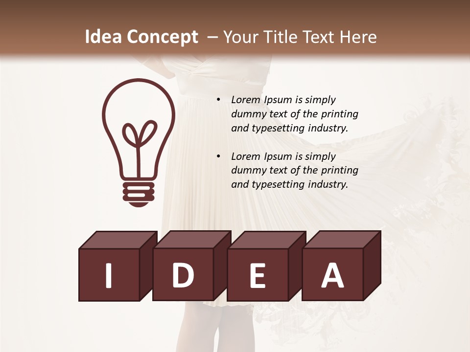 Attractive White Black PowerPoint Template