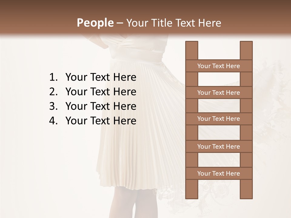 Attractive White Black PowerPoint Template