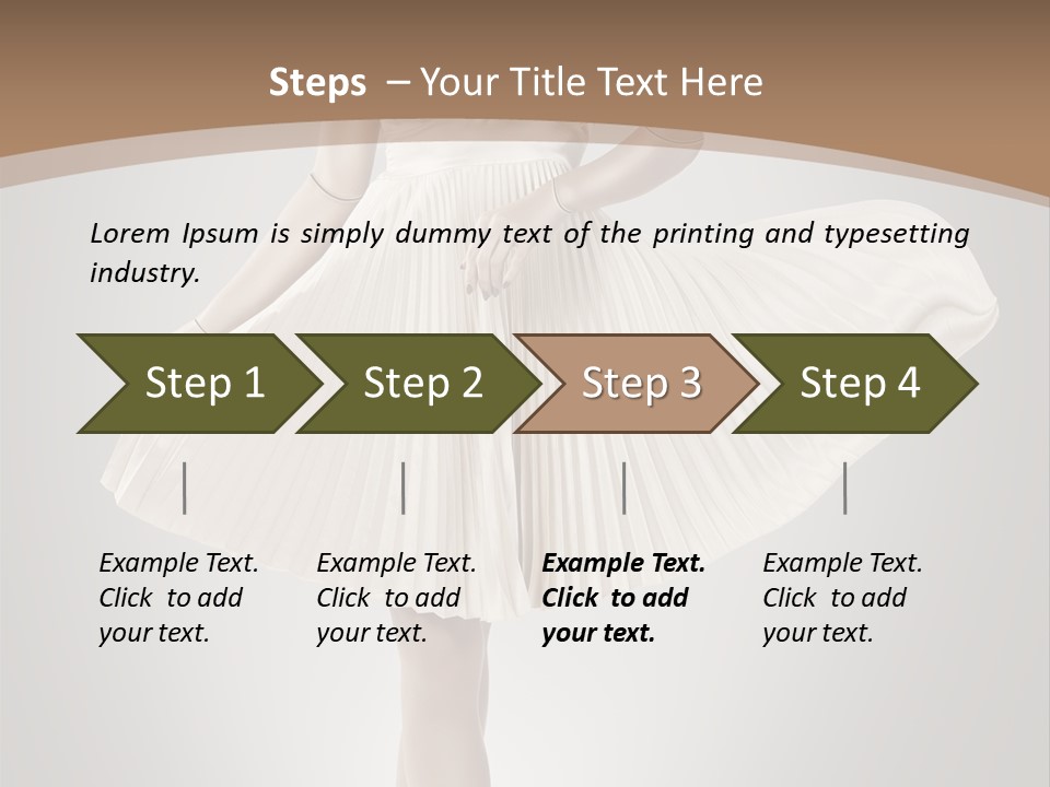 Posing Perfect Background PowerPoint Template