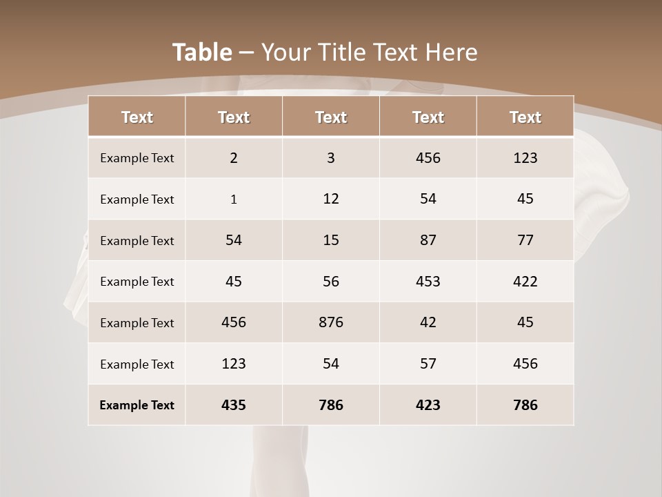 Posing Perfect Background PowerPoint Template