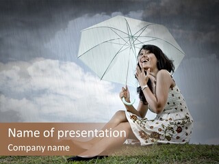 Woman Natural Female PowerPoint Template