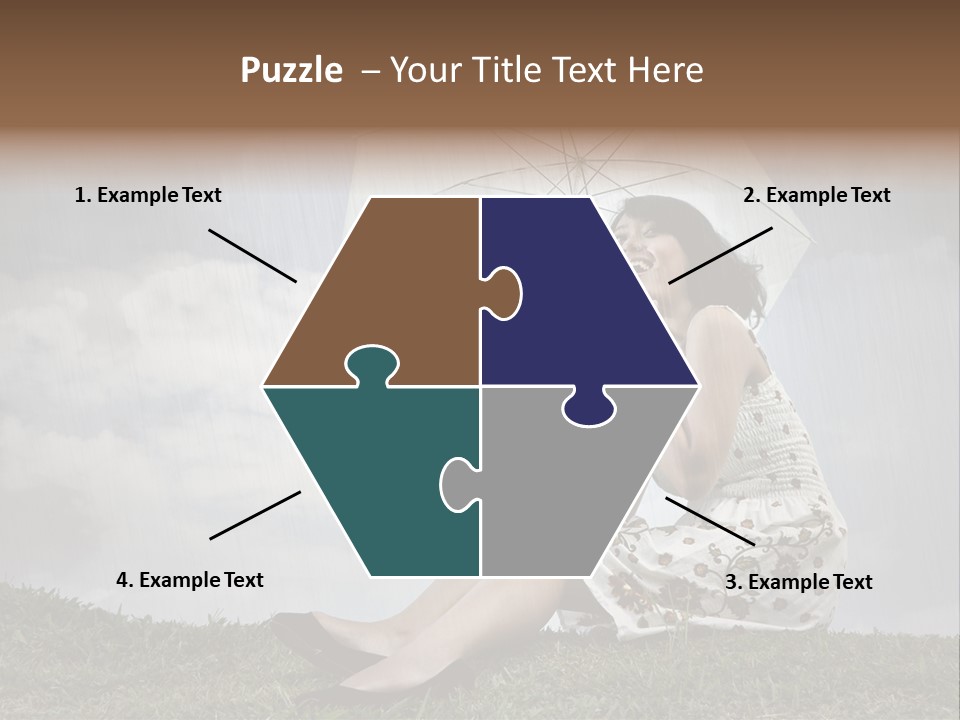 Woman Natural Female PowerPoint Template