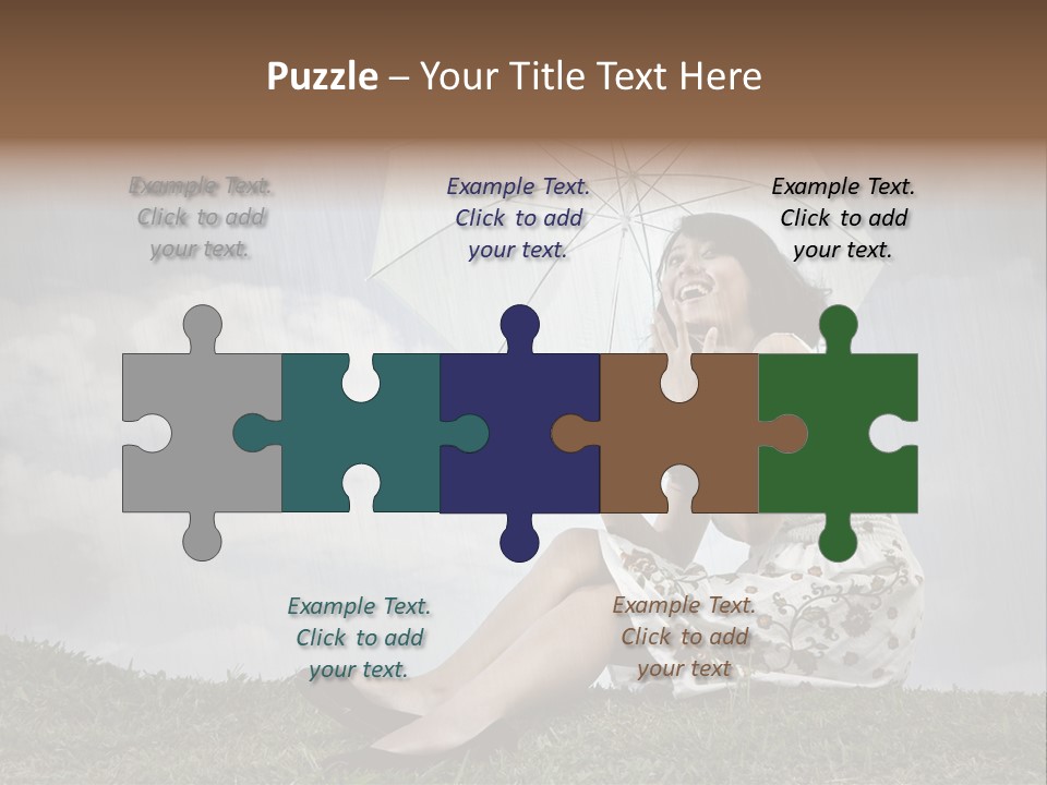 Woman Natural Female PowerPoint Template